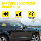 9" Power Antenna Mast for Ford Transit (2015–2025) Black