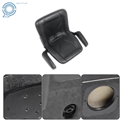 High Back Lawn Mower Seat with Armrests for Cub Cadet, Dixie Chopper, Dixon (10059)