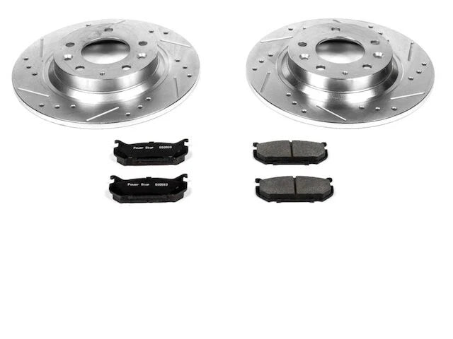 Rear Brake Pad and Rotor Kit for Mazda 626 (1998–2002) GQ165CS