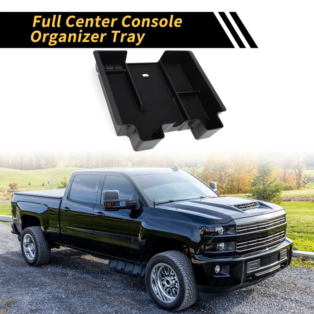 Center Console Organizer Tray for Chevy Silverado 1500, GMC (2019–2023)