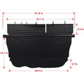 Rear Trunk Cargo Cover Security Shade for Toyota Land Cruiser Prado (2010–2018)