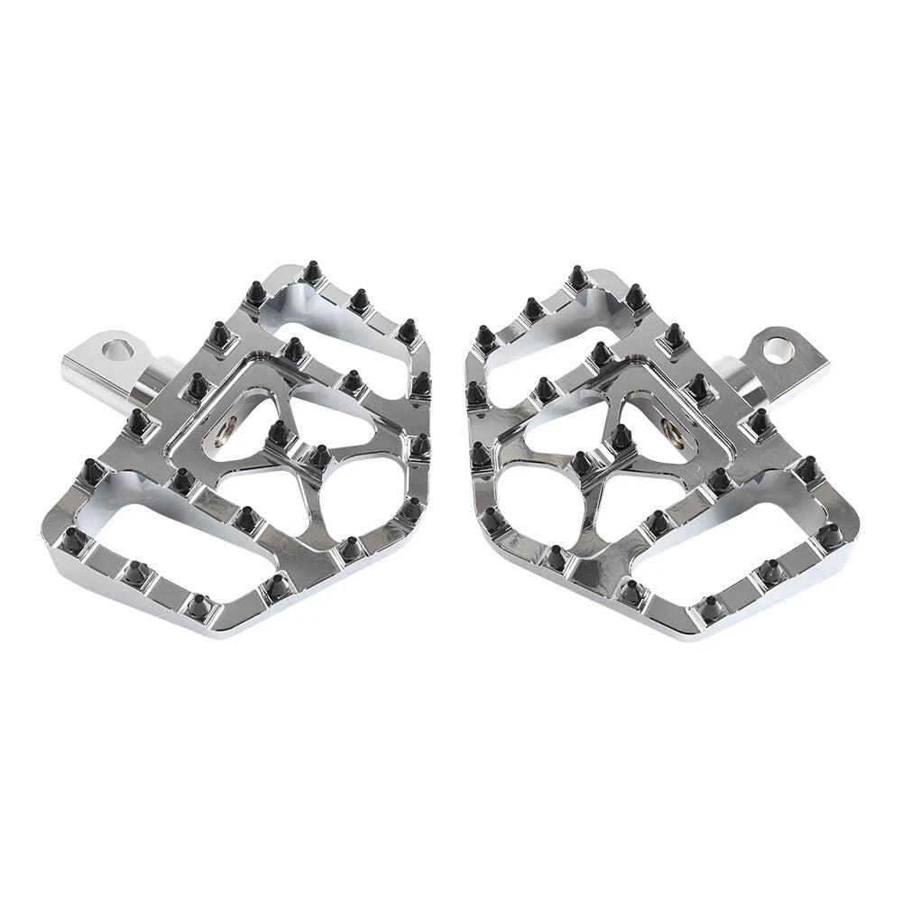 MX Style Wide Foot Pegs for Harley Touring, Sportster, Softail, Dyna