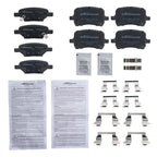 8pcs Ceramic Brake Pads Set for Saturn Aura (2007–2009) D1160 D1033