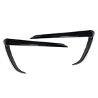 Front Fog Light Lamp Eyebrow Cover Trim for Tesla Model Y (2020–2023) Carbon Fiber