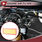 Car Engine Air Filter No. 1444TT for Chevrolet C5 3 (2009–2019) 1 Pc