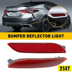 Set of 2 Rear Lamp Light Bumper Reflector for Toyota Camry (2018–2020)