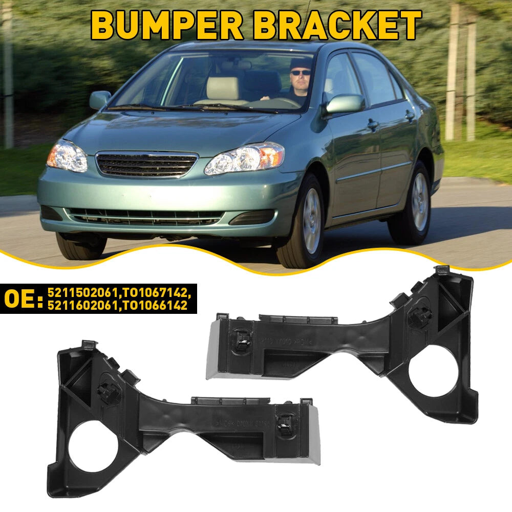 Front Bumper Cover Brackets Retainers for Toyota Corolla (2003–2008)
