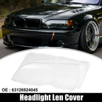 Left Front Headlight Lens Cover for BMW E46 (2002–2005) 63126924045