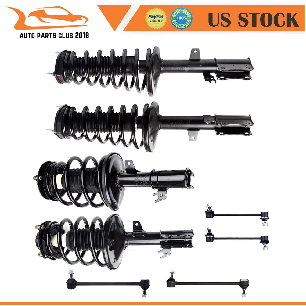 Front Rear Strut Assembly Sway Bar Kit for Toyota Solara (1999–2003)