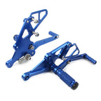 Adjustable Footrests Pegs Rearset for YAMAHA FZ-07 MT-07 (2013-2017) Blue