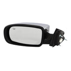 Set of 2 Heated Manual Fold Chrome Power Mirrors for Chrysler 200 (2011–2014)