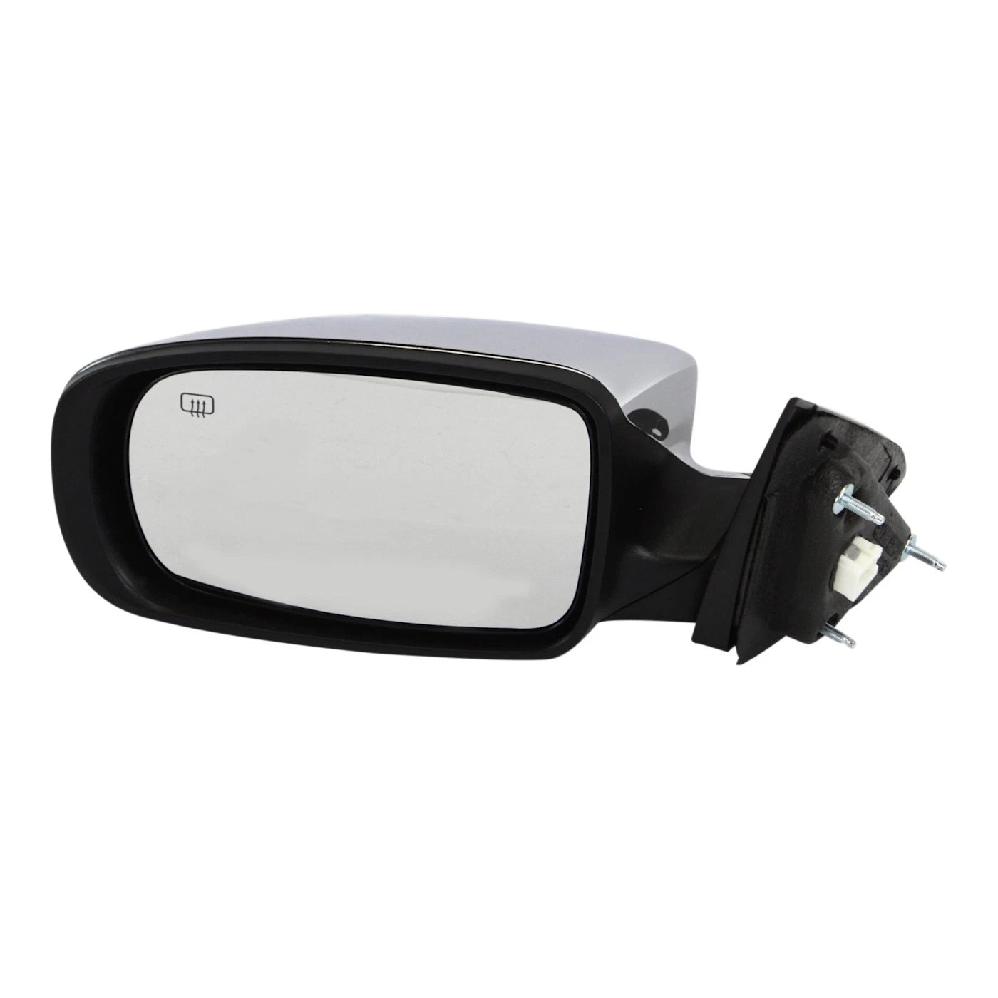 Set of 2 Heated Manual Fold Chrome Power Mirrors for Chrysler 200 (2011–2014)