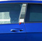 2Pc Stainless Steel Pillar Post Trim for Volkswagen Golf 2D (2012–2020)