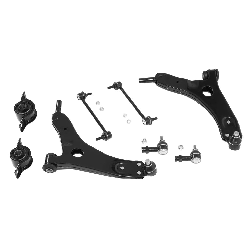 Front Lower Control Arm Sway Bar Link Outer Tie Rod Kit for Ford Focus (2006–2011)