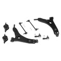 Front Lower Control Arm Sway Bar Link Outer Tie Rod Kit for Ford Focus (2006–2011)