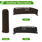 Dashboard Cover for Kia Niro (EV/PHEV/HEV) (2023–2025) Brown Polyester