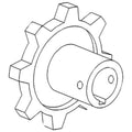 Elevator Chain Sprocket for John Deere 6620 7720 (H91334)