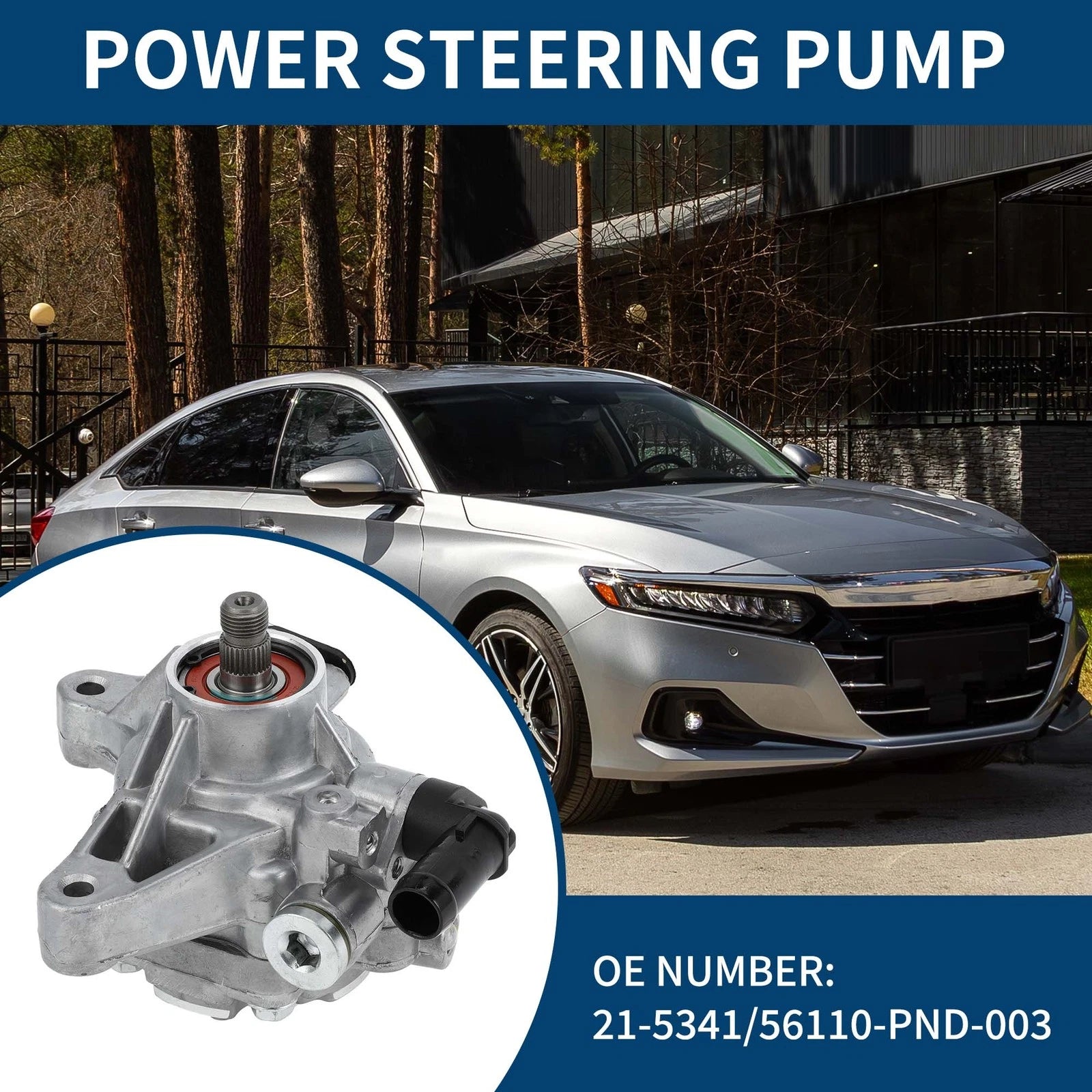 Power Steering Pump No.21-5341 for Honda Accord 2.4L (2003–2005)