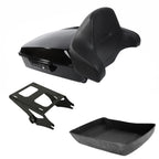 Chopped Trunk Backrest Mount Rack for Harley Touring Road Glide (2014–2026)