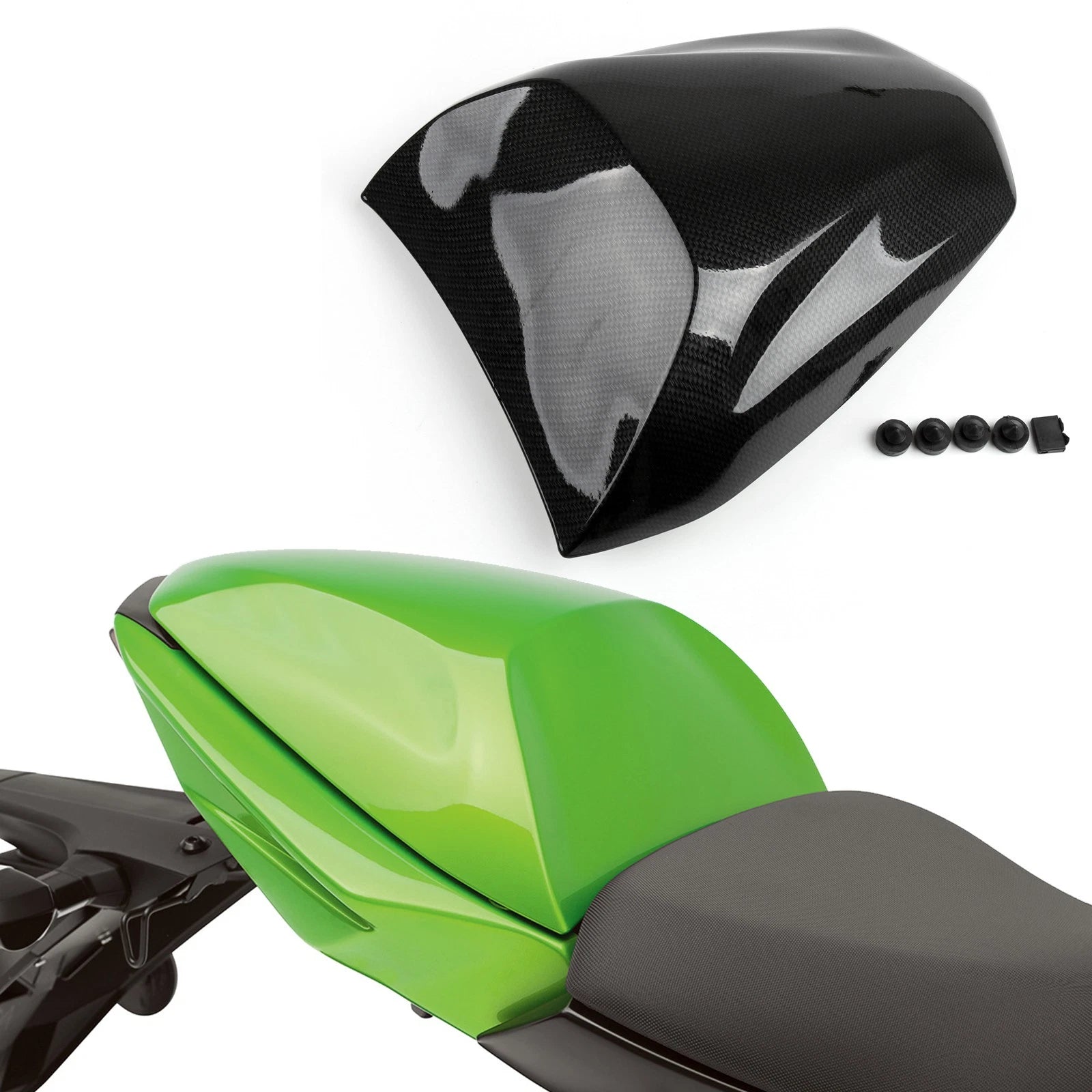 Rear Pillion Passenger Seat Cover Cowl for Kawasaki Ninja 650 ER6N ER6F (2012–2023)