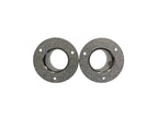 Set of 2 Plastic Chrome Plated Rigging Flanges for 2.5" Hose