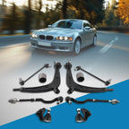 10x Control Arm Tie Rod End Ball Joint Bushing for BMW E46 (1998–2006)