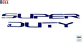 Tailgate Insert Letters Blue Premium for 2020-2022 Ford Super Duty