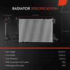 Aluminum Radiator for Chevrolet Volt (2011-2015)