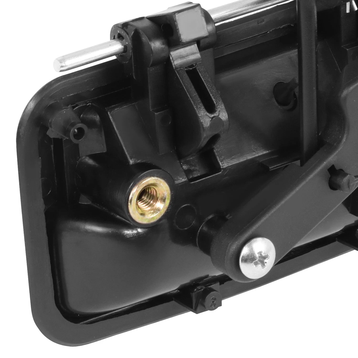 Exterior Door Handle for Geo Metro (1989–1994) - Front Right, Smooth Black