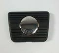Brake Pedal Pad Replacement for GM Cars with Disc Brake Emblem (Black)
