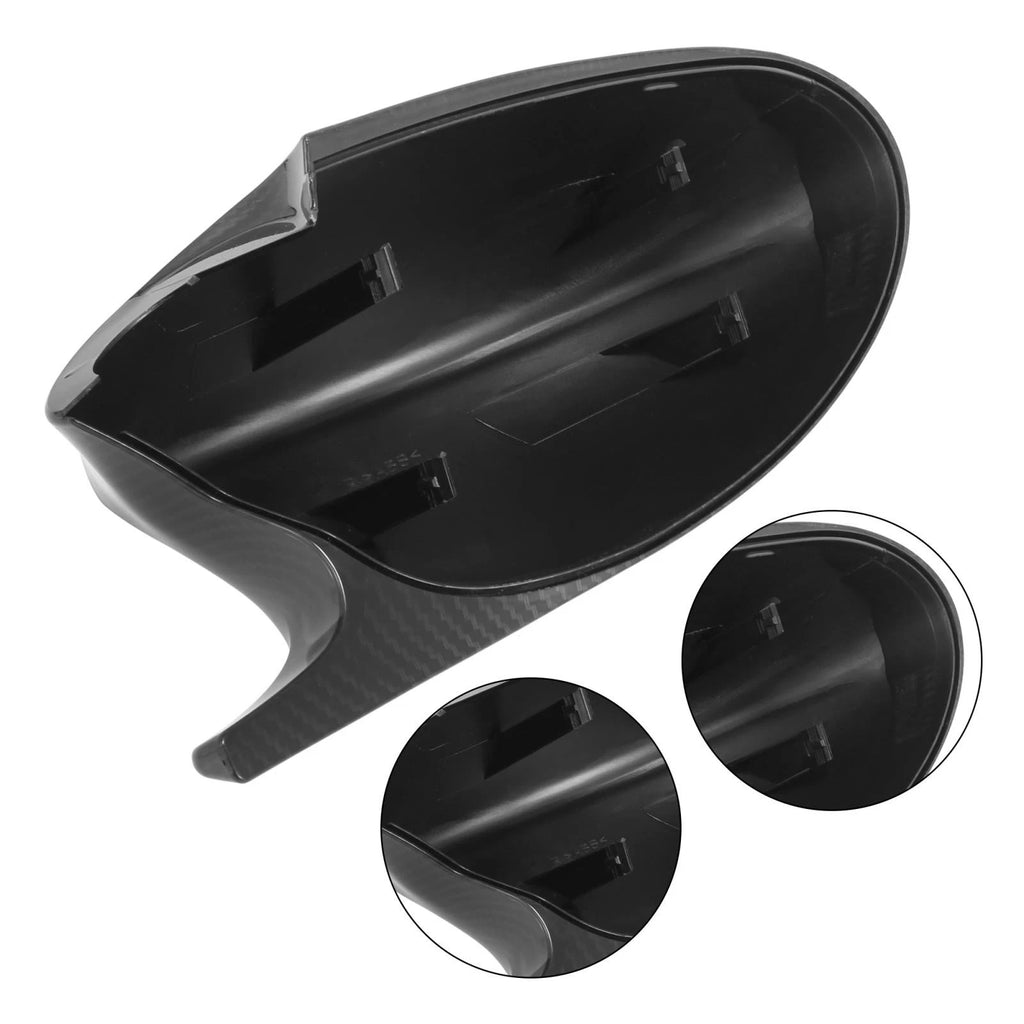 M3 Style Side Wing Door Mirror Cover Cap for BMW E90 E93 (2006–2012)