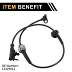 ABS Wheel Speed Sensor No. 15229012 for Chevrolet Silverado 1500 (2007–2013)