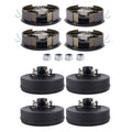 4Pcs Electric Brake Hub Drum Kit for 3500 lb Axle (5 On 4.5")