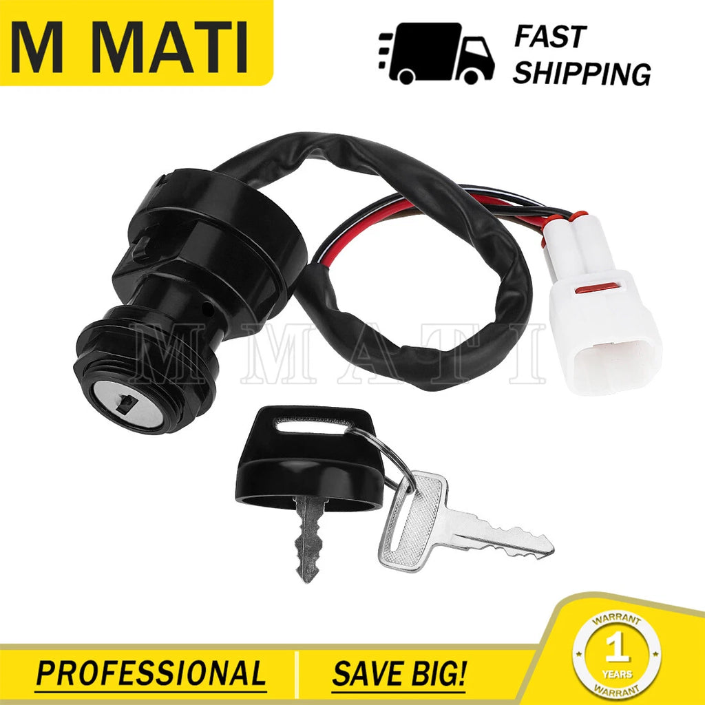 Ignition Key Switch for Yamaha Grizzly 80 600 (2000–2001) 4GB-82510-12-00
