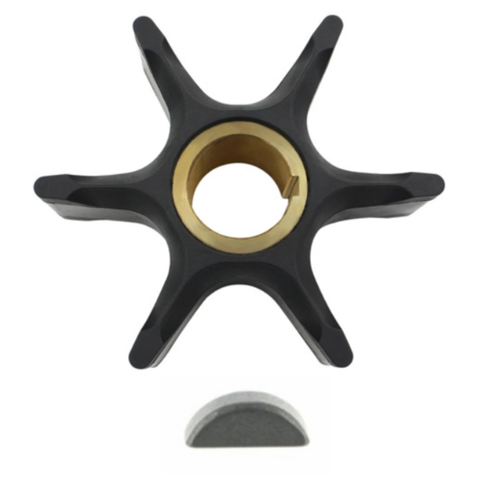 Water Pump Impeller w/key for Johnson Evinrude OMC BRP 85-175 HP (1980–2023) 389642 777212