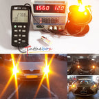 2X 7440 Amber LED Turn Signal Light Bulbs for Cars
