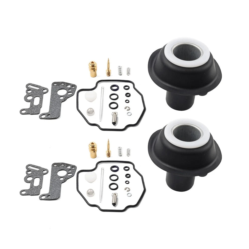 2 Sets Carburetor Repair Kit for Yamaha Virago XV535 XV400 XV500 (1981–1999)