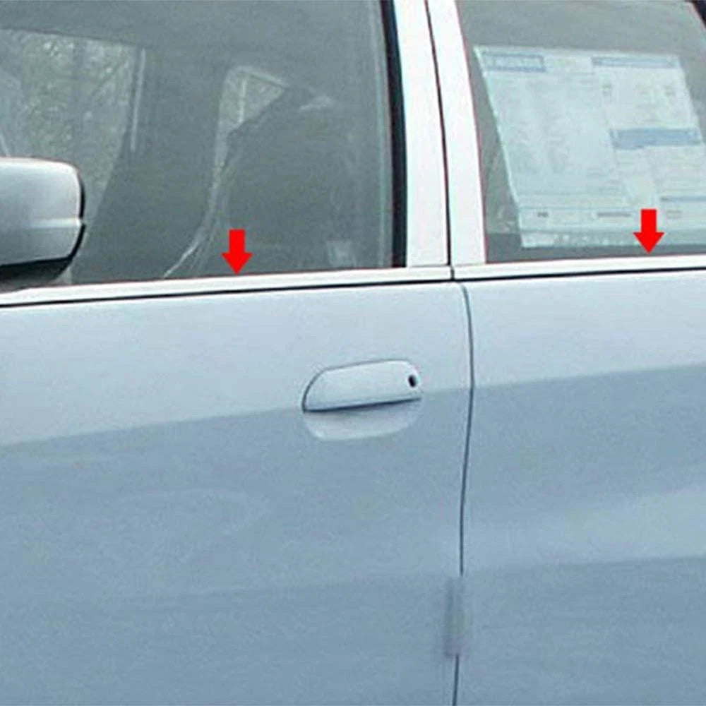 Luxury FX Chrome Window Sill Trim 4pc Replacement for Honda Fit (2009–2013)