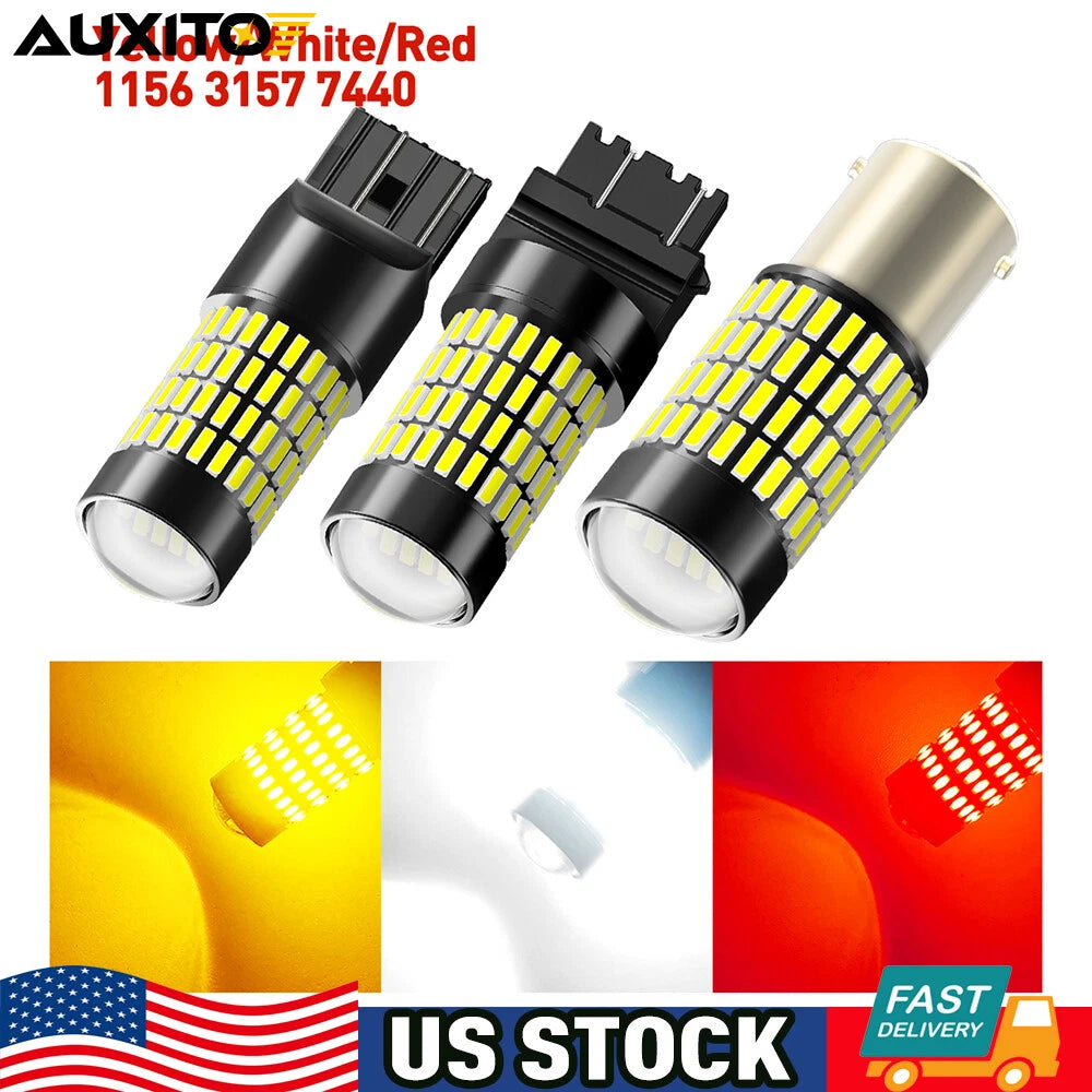 2X LED Brake Tail Stop Light Bulbs for Make Model (YYYY–YYYY)