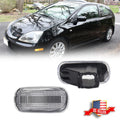 2X Euro Spec Clear Front Side Marker Lights for Honda Acura RSX Integra Civic (2002–2006)