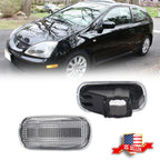 2X Euro Spec Clear Front Side Marker Lights for Honda Acura RSX Integra Civic (2002–2006)
