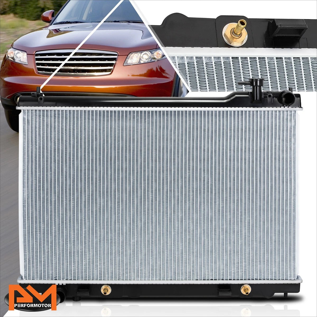 OE Replacement Aluminum Radiator for Infiniti FX35 (2003–2008) DPI-2683