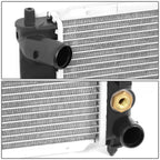 Aluminum Core Replacement Radiator for Mazda MX6 626 (1992–1997) DPI 1323