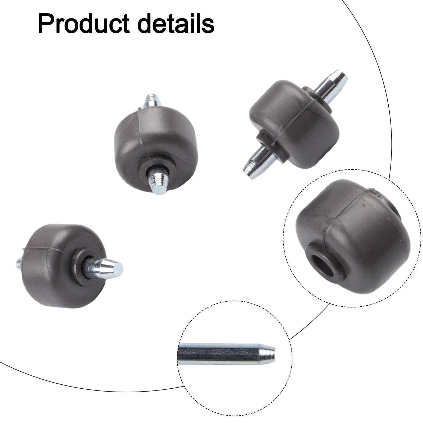 Replacement Soleplate Wheels for Vacuum Cleaner (Compact Design)
