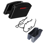 Hard Saddlebags & Conversion Brackets for Harley Dyna Street Bob Low Rider (2008–2017)