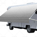 RV Awning Fabric Waterproof Vinyl for RV Trailer Caravan Truck (13-16 FT)