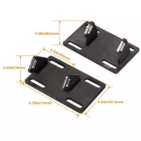 Swaps Motor Mount Brackets Adapter Plates for C10 Sonoma Blazer S10 (1973–2005)