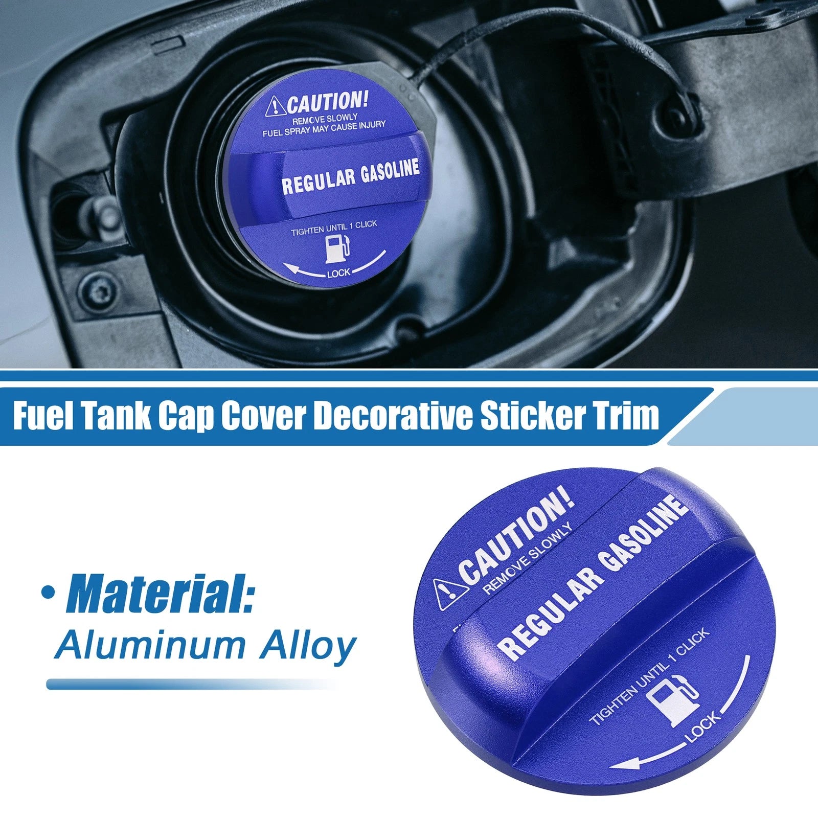 Oil Fuel Cap Decorative Sticker Trim for Subaru Forester (2014–2023)