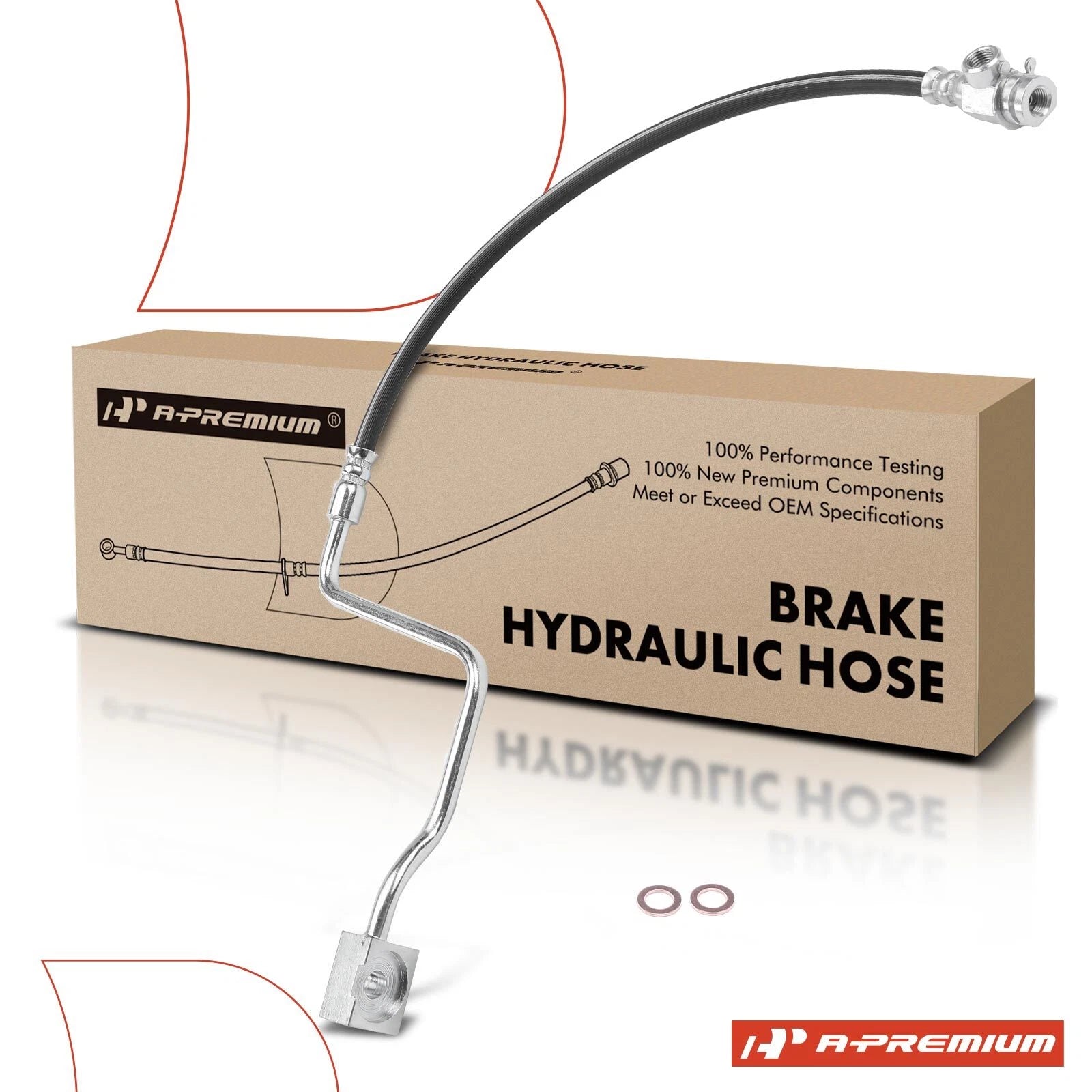 Front Left Brake Hydraulic Hose for Ford F Super Duty (1995–1997)