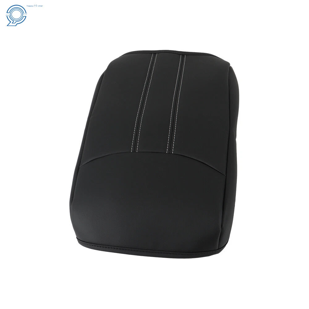 Center Console Pad Armrest Cover for Honda Pilot (2023–2024) Leather Black
